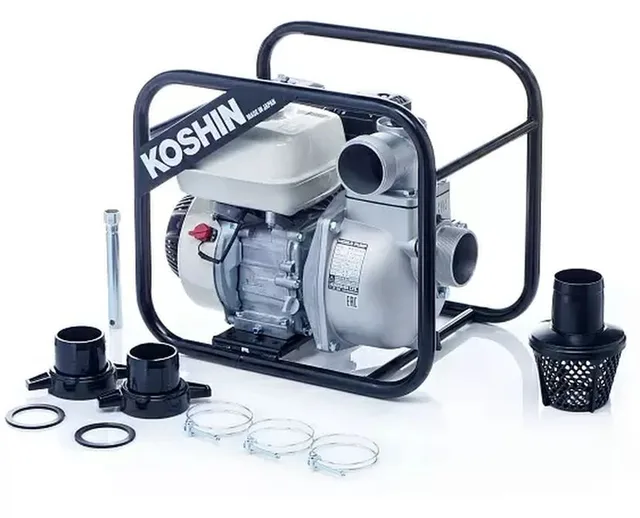Бензиновая мотопомпа для загрязненных вод Koshin SEH-80JP