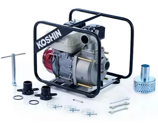 Бензиновая мотопомпа для средне-загрязненных вод Koshin STH-50X