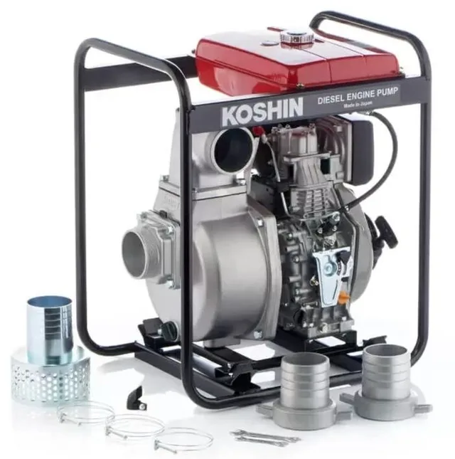 Дизельная мотопомпа для загрязненных вод Koshin SEY-100D