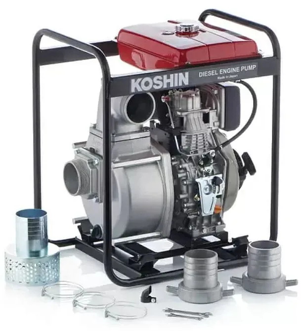 Дизельная мотопомпа для сильно-загрязненных вод Koshin STY-100D