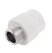 Муфта PN25 комбинированная, наруж. резьба 25х1/2" (бел.)