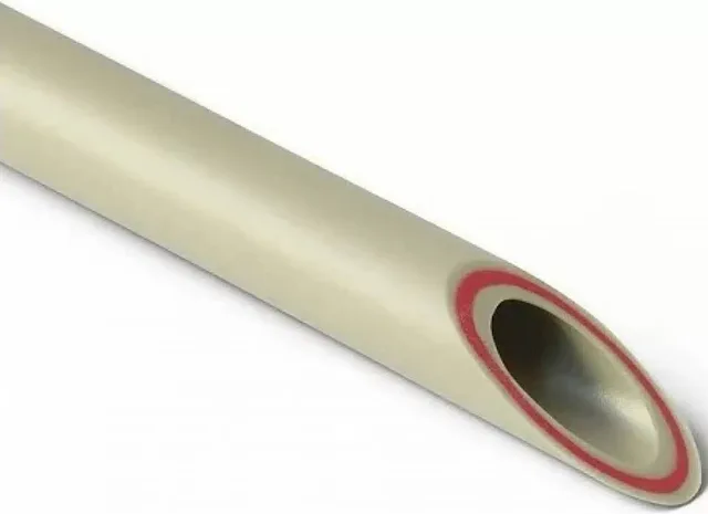Труба PN20, SDR 7,4, армированная стекловолокном (цвет слоя - красный) 32х4,4