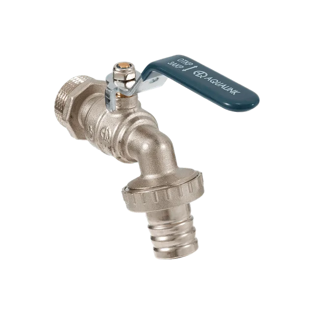 Кран шаровой водоразборный под шланг 3/4" W h ручка