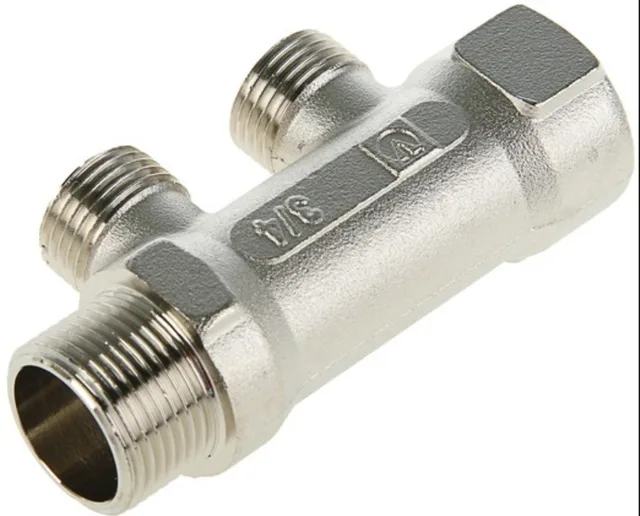 Коллектор резьбовой FM 3/4",1/2"х2