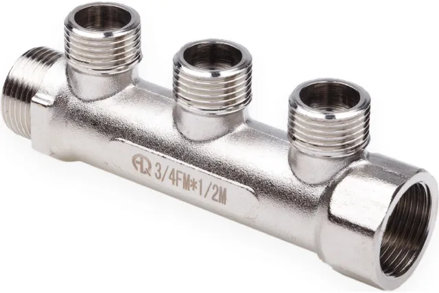 Коллектор резьбовой FM 3/4",1/2"х3