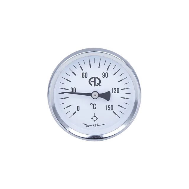 Термометр 63 мм, осевое подключение, L=30 мм, 0-150 °С