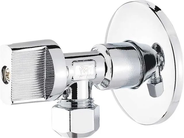 Кран шаровой угловой с цангой 1/2"нар*10  Cr B