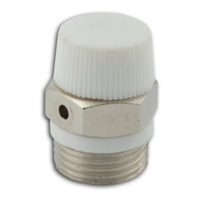 Воздухоотводчик ручной с пластиковой ручкой 1/2'' (кран Маевского) (1000/10)